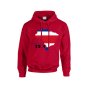 Costa Rica 2014 Country Flag Hoody (red)