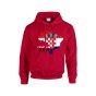 Croatia 2014 Country Flag Hoody (red) - Kids