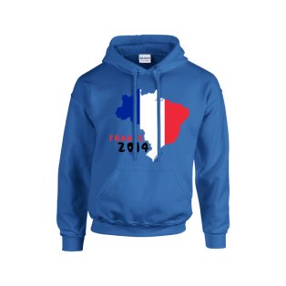 France 2014 Country Flag Hoody (blue) - Kids