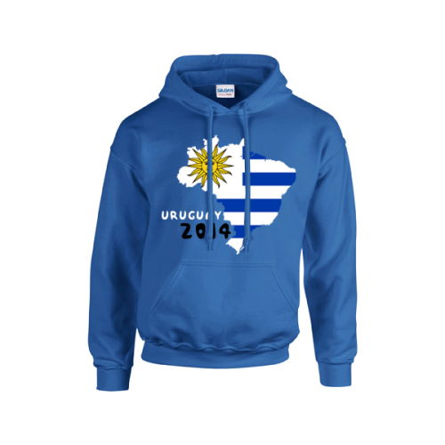 Uruguay 2014 Country Flag Hoody (blue) - Kids  Uruguay 2014 Country Flag Hoody (blue) - Kids