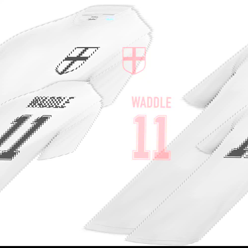 Chris Waddle England Italia 1990 Football T Shirt