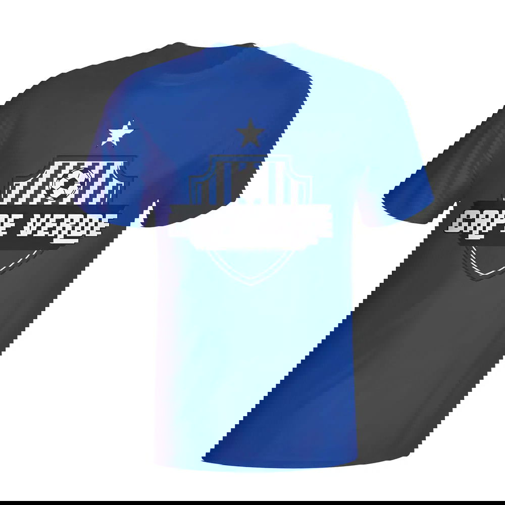 Cape Verde Country Logo T-shirt (blue) - Kids