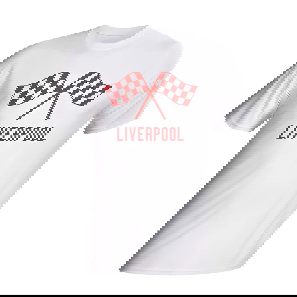 Liverpool Waving Flags T-shirt (white)