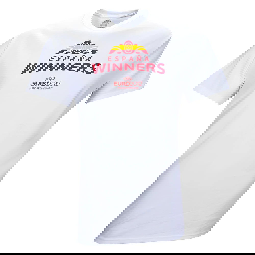 Spain Euro 2012 Winners T-Shirt (White)