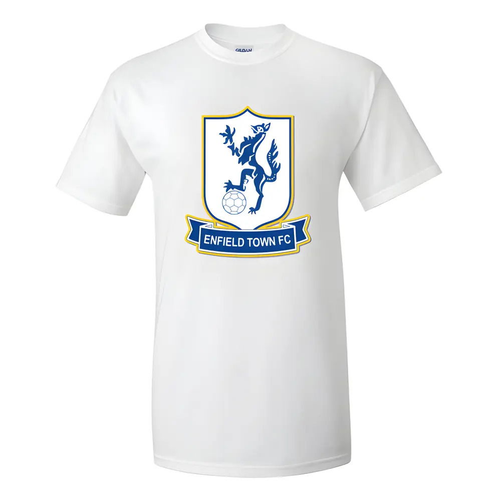 Enfield Town Official Badge T-Shirt (White)