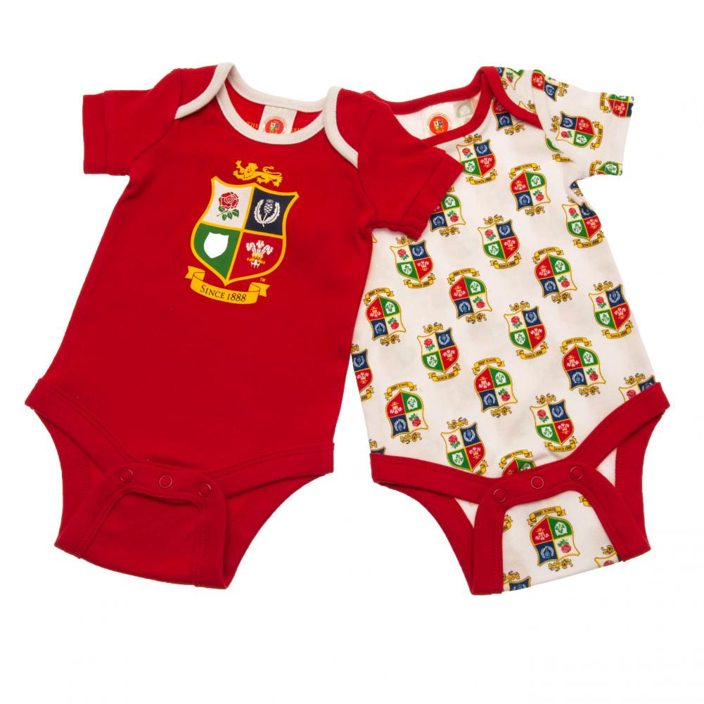 British & Irish Lions 2 Pack Bodysuit 9-12 Mths