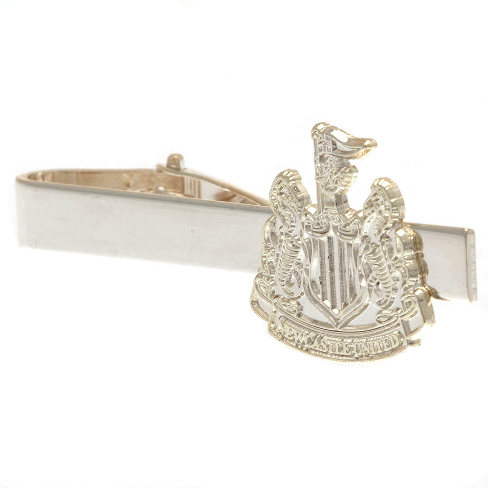 Newcastle United FC Silver Plated Tie Slide