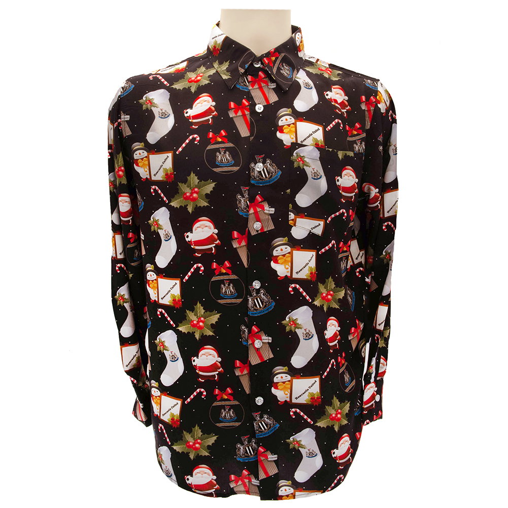 Newcastle United FC Christmas Shirt Mens Medium