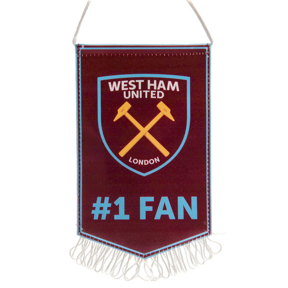 West Ham United FC No.1 Fan Mini Pennant