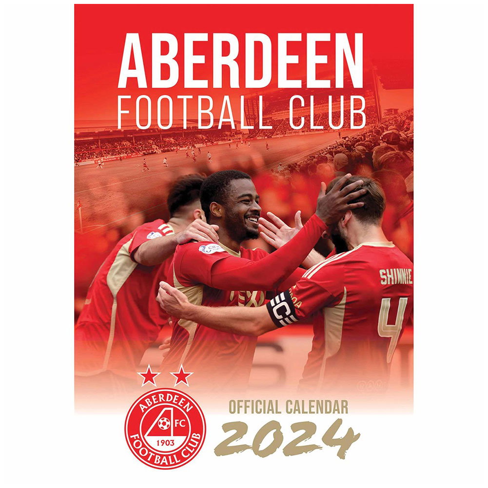 Aberdeen FC A3 Calendar 2024
