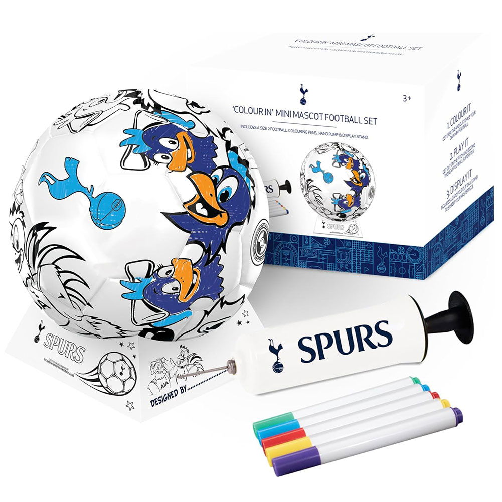Tottenham Hotspur FC 'Colour In' Mini Football Set