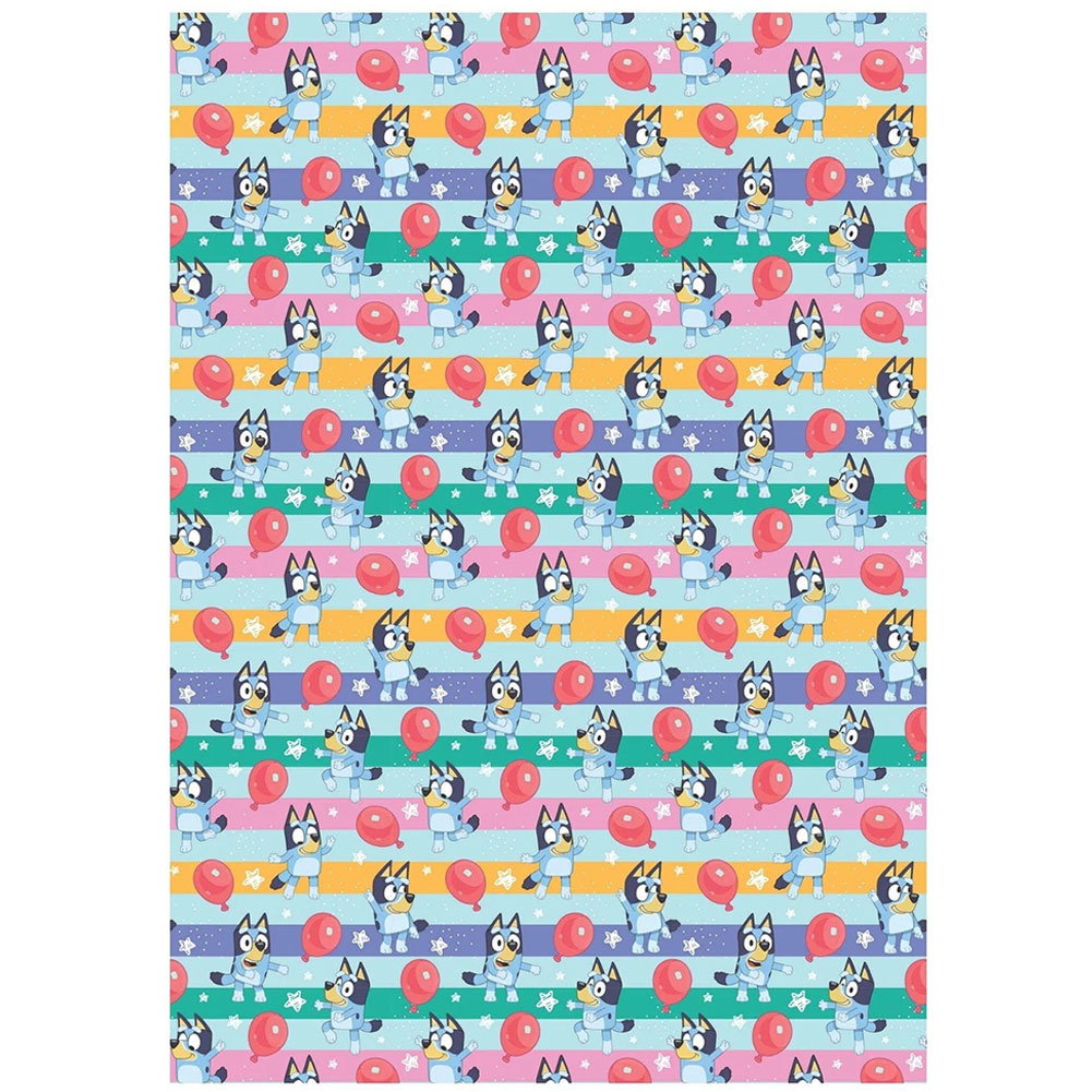 Bluey Balloon Gift Wrap