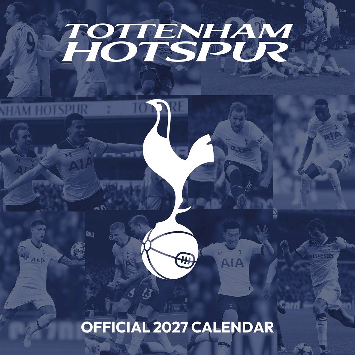 Tottenham Hotspur FC Legends Square Calendar 2027