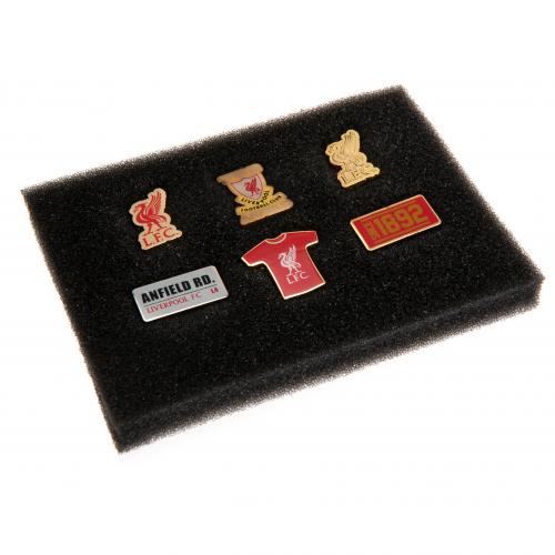Liverpool FC 6 Piece Badge Set