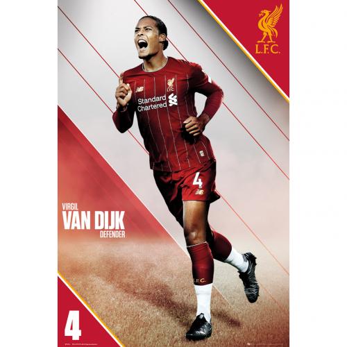 Liverpool FC Poster Van Dijk 10