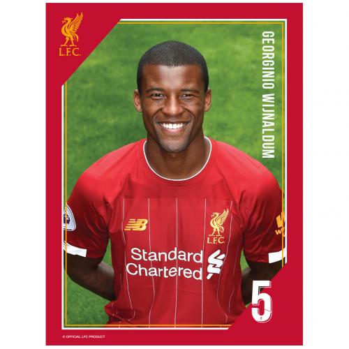Liverpool FC Headshot Photo Wijnaldum