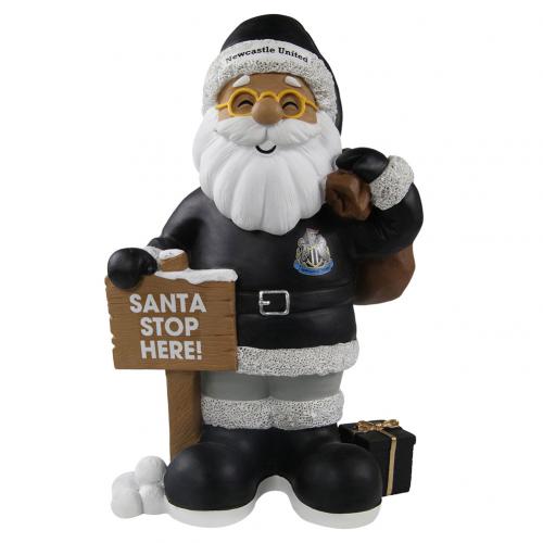 Newcastle United FC Resin Santa Gnome