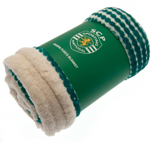 Sporting CP Sherpa Fleece Blanket