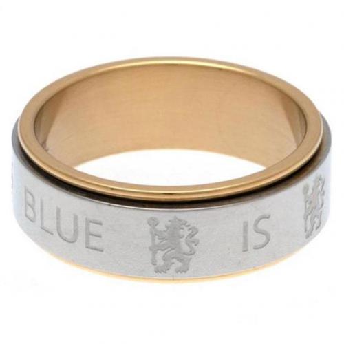 Chelsea FC Bi Colour Spinner Ring XXX-Large