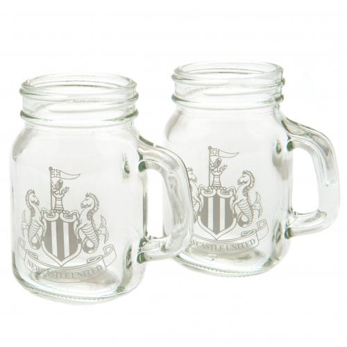 Newcastle United FC 2pk Mason Shot Glass Set