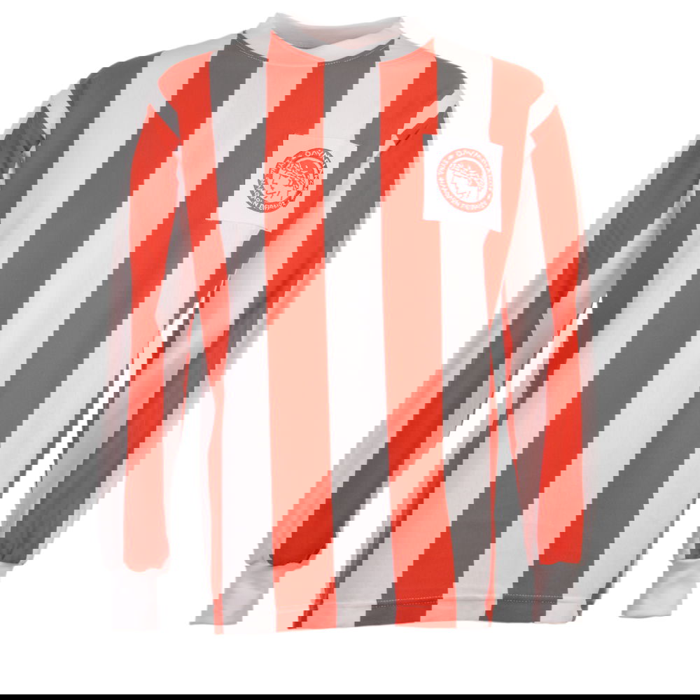 Olympiakos 1970s Kids Retro Football Shirt