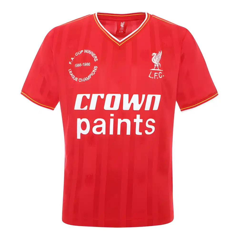 Kids Liverpool 86 Crown Paints Home Shirt