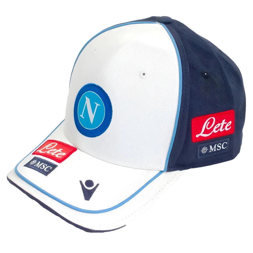 2013-14 Napoli Macron Baseball Cap (White)