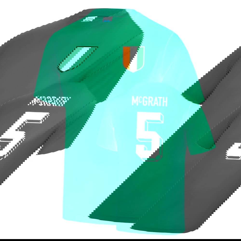 Paul McGrath Ireland World Cup Football T Shirt