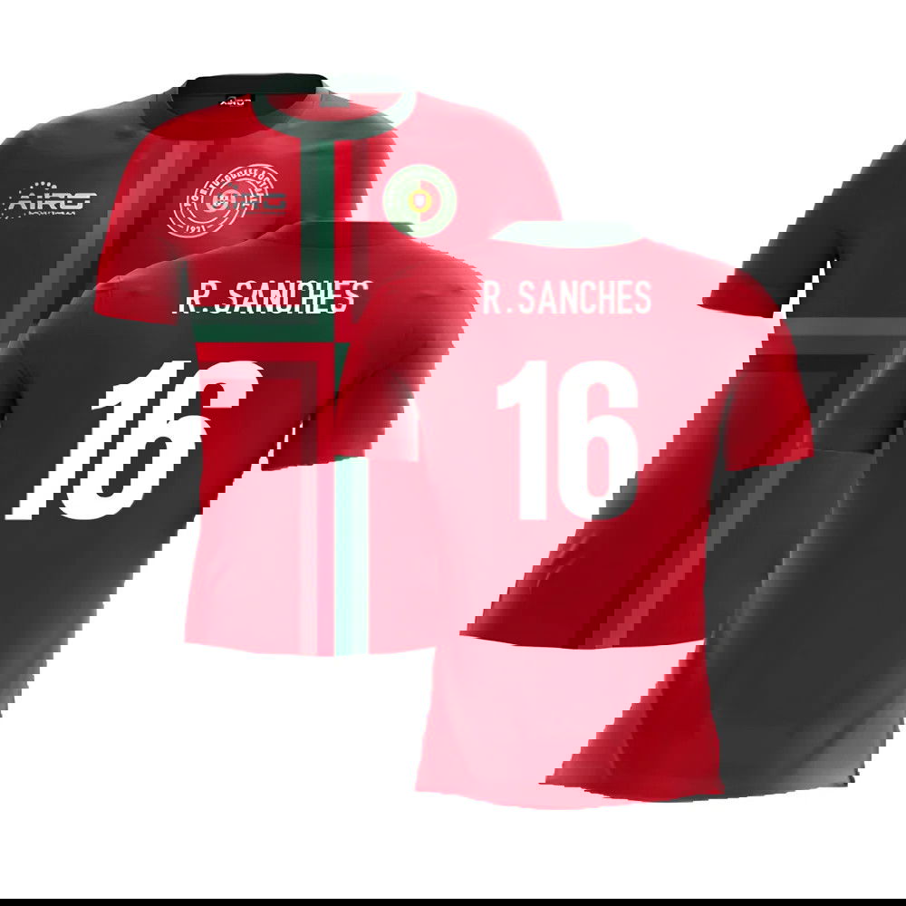 2025-2026 Portugal Airo Concept Home Shirt (R.Sanches 16)