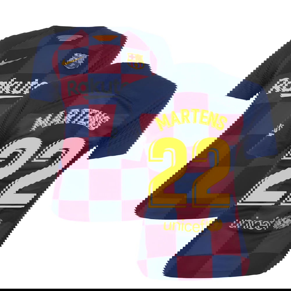 2019-2020 Barcelona Home Nike Ladies Shirt (Martens 22)