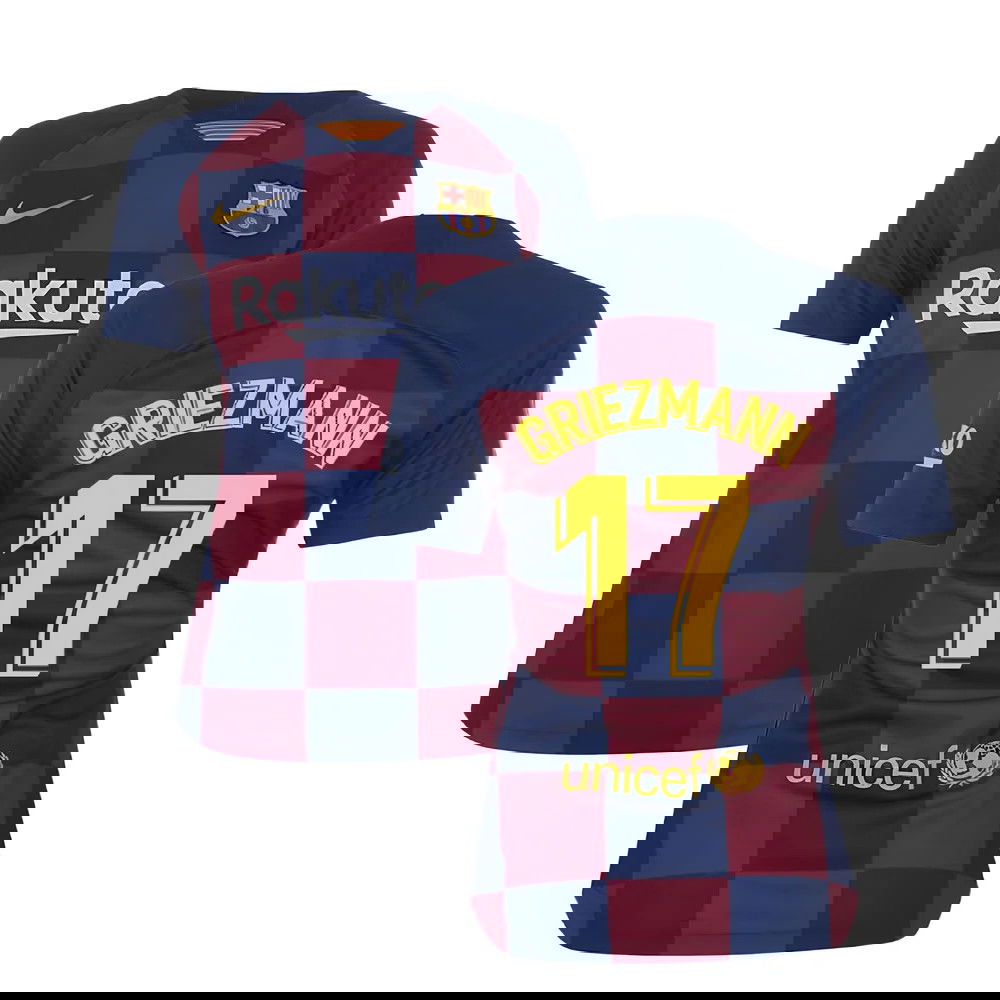 2019-2020 Barcelona Home Nike Ladies Shirt (Griezmann 17)