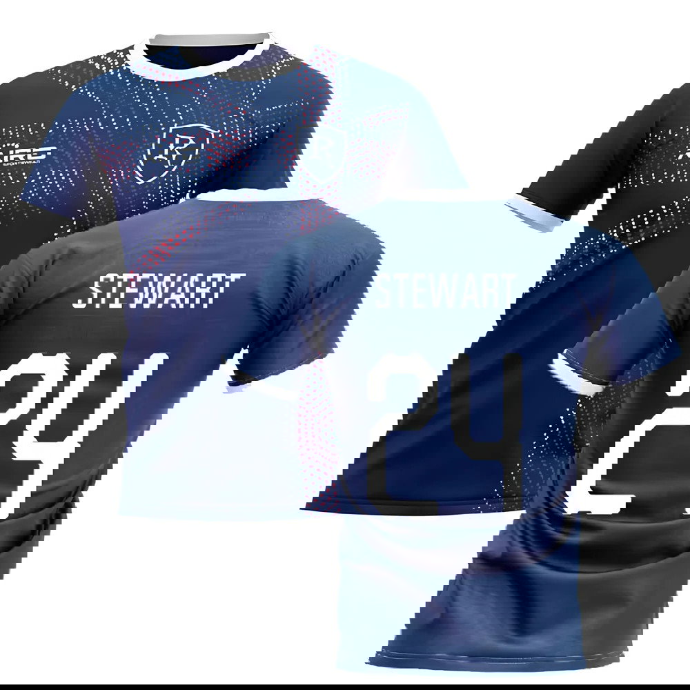 2025-2026 Glasgow Home Concept Football Shirt (Stewart 24)