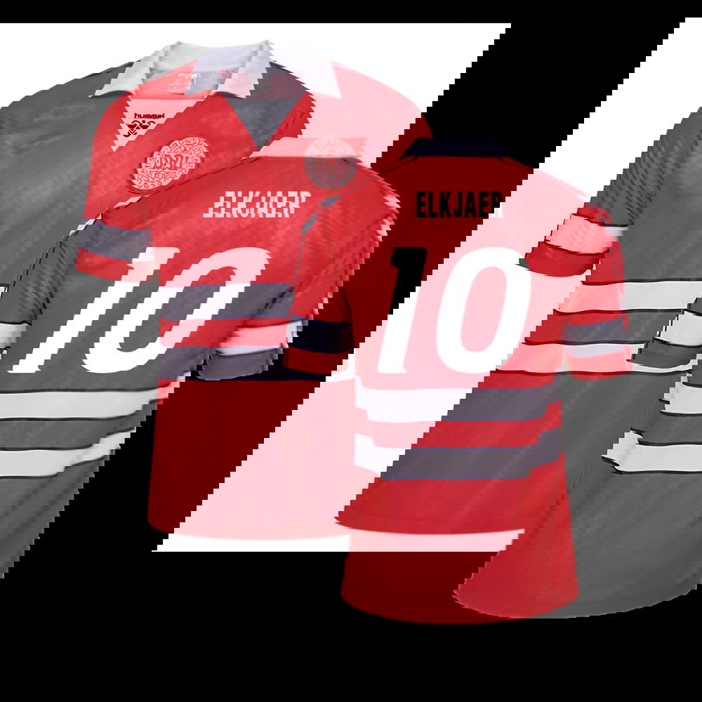 1988 Denmark Home Retro Shirt (Elkjaer 10)