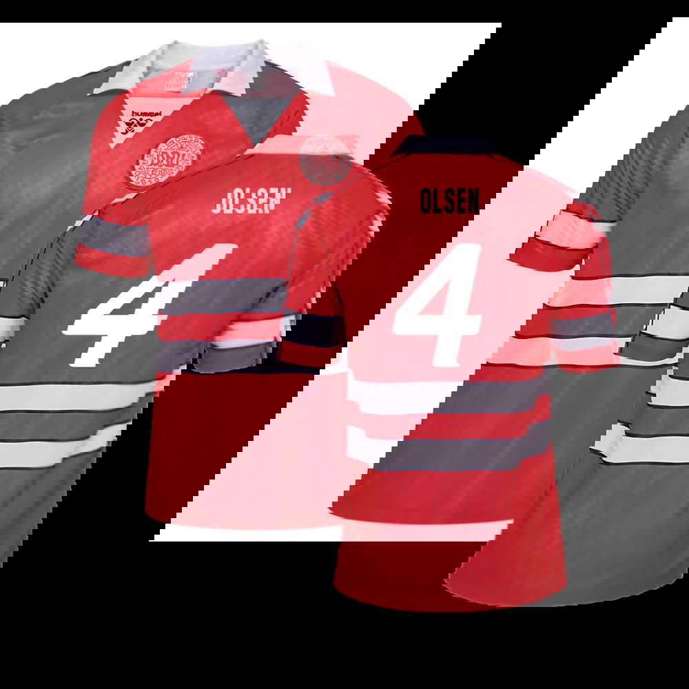 1988 Denmark Home Retro Shirt (Olsen 4)