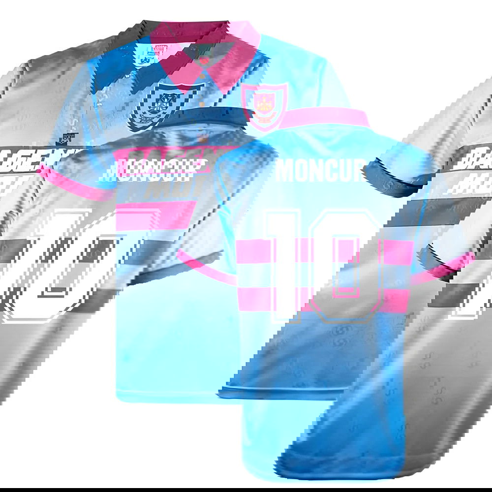 1995-1996 West Ham Away Retro Shirt (Moncur 10)