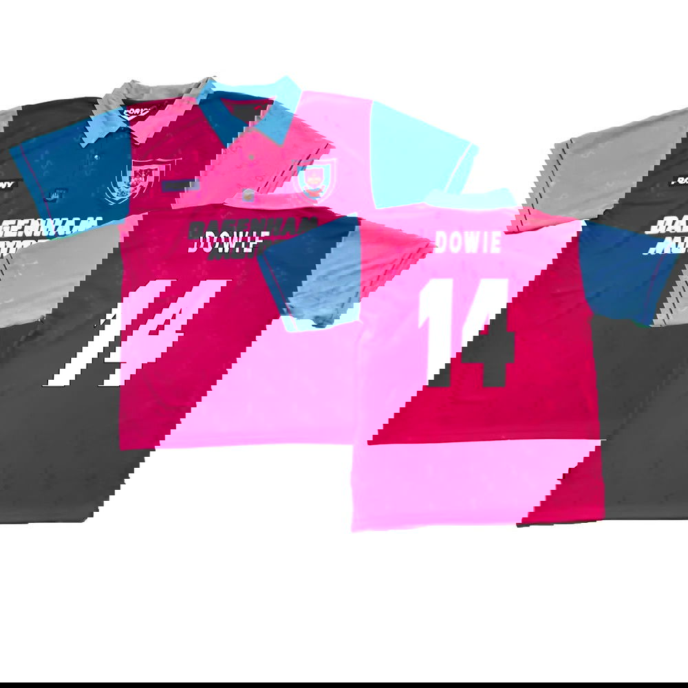 1995-1996 West Ham Centenary Pony Home Shirt (Dowie 14)