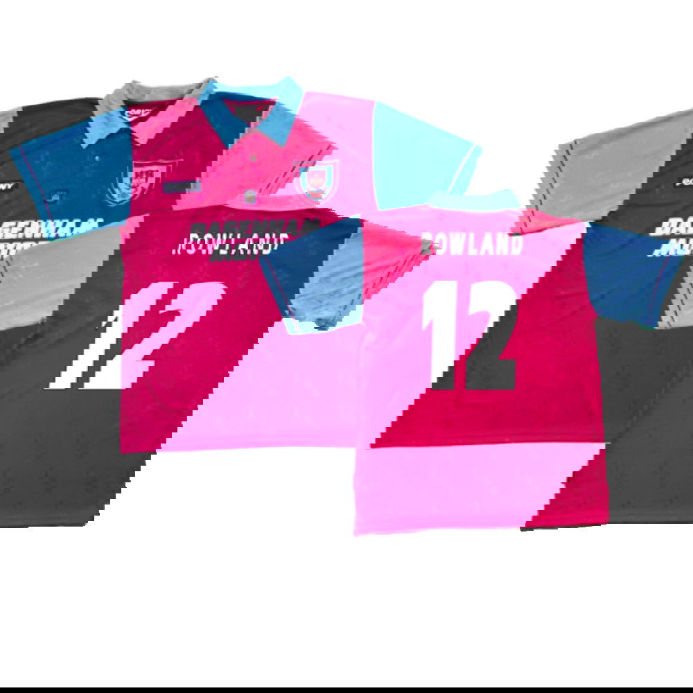 1995-1996 West Ham Centenary Pony Home Shirt (Rowland 12)