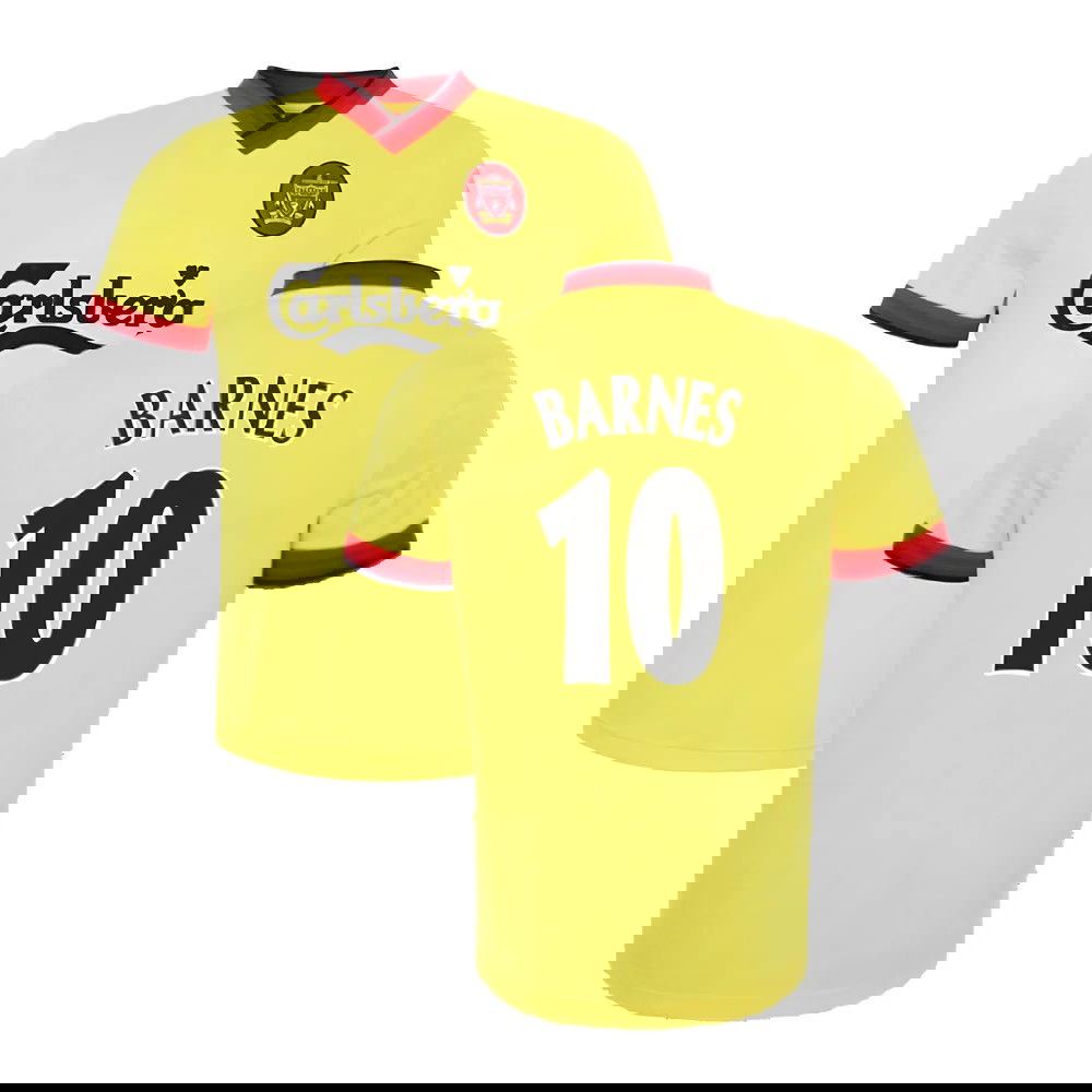 1997-1998 Liverpool Away Retro Shirt (BARNES 10)
