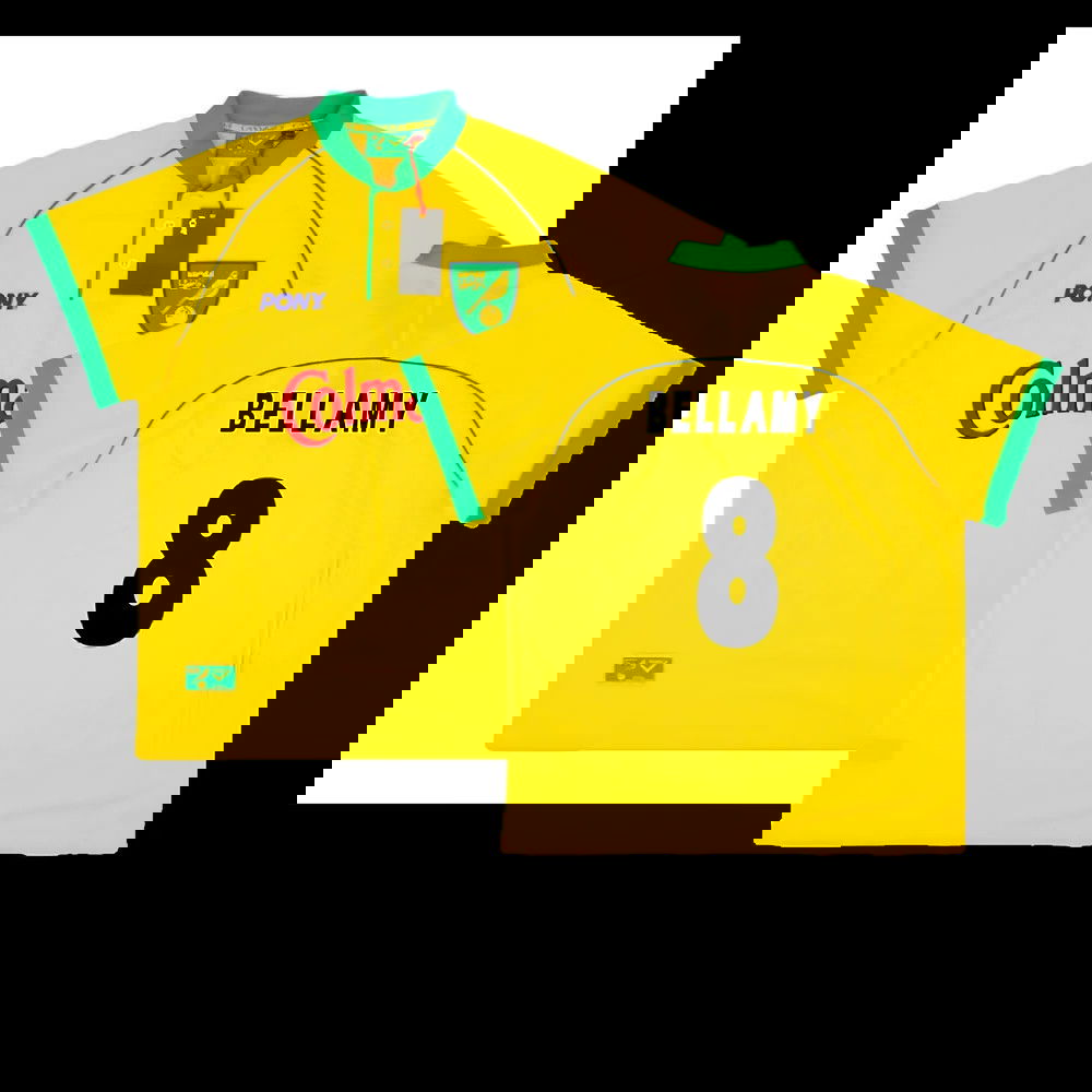 1997-1999 Norwich City Home Pony Reissue Shirt (Bellamy 8)