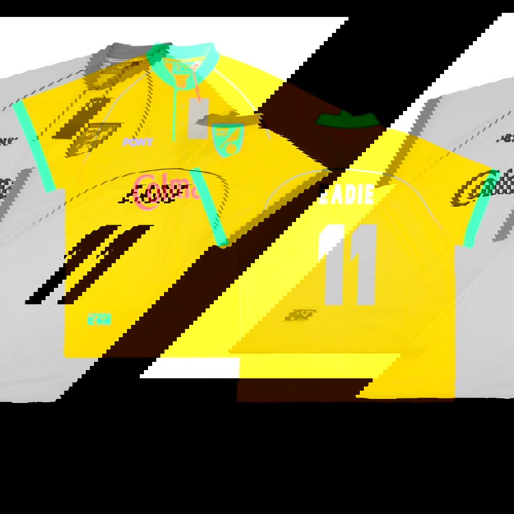 1997-1999 Norwich City Home Pony Reissue Shirt (Eadie 11)