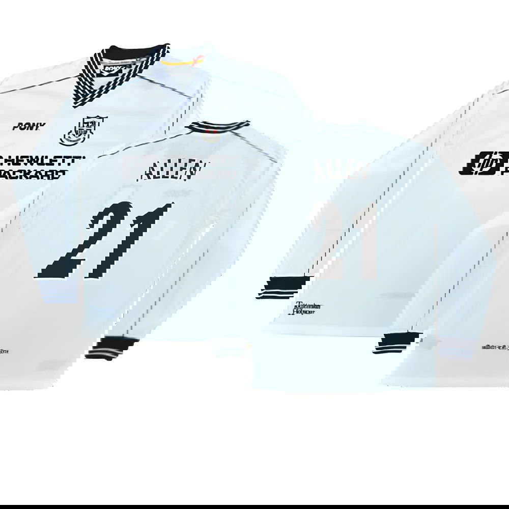 1997-1999 Tottenham Home LS Pony Retro Shirt (Allen 21)