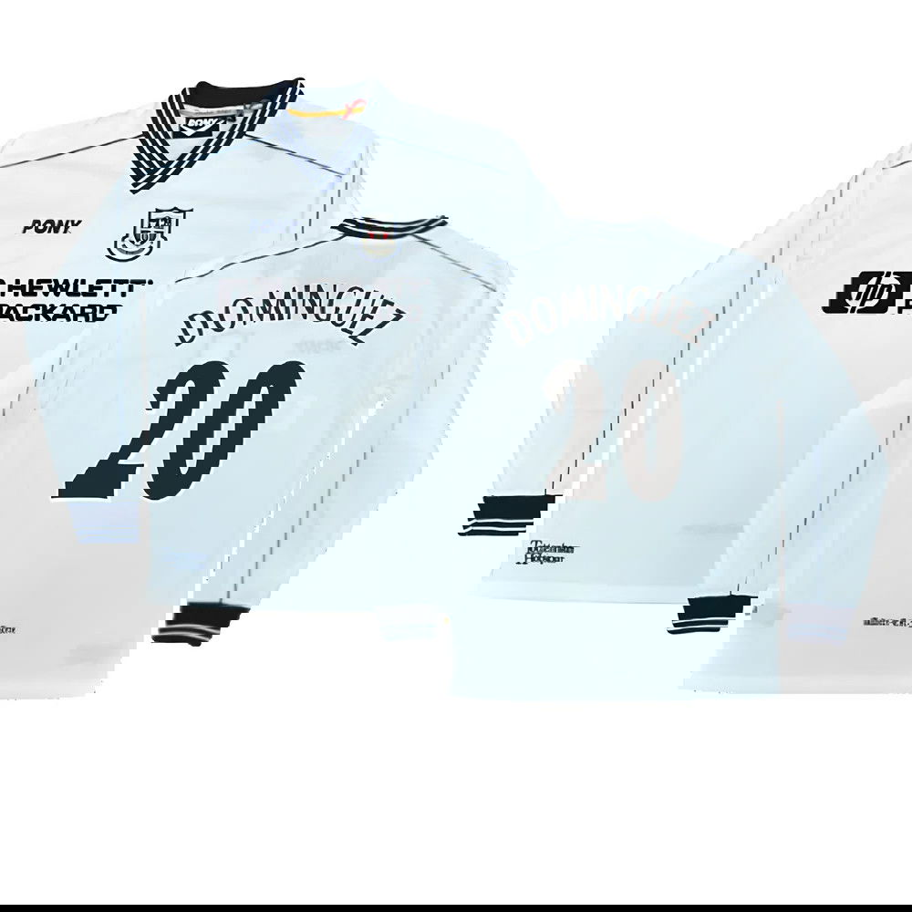 1997-1999 Tottenham Home LS Pony Retro Shirt (Dominguez 20)