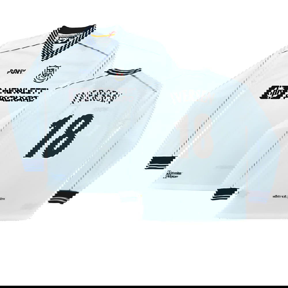 1997-1999 Tottenham Home LS Pony Retro Shirt (Iversen 18)