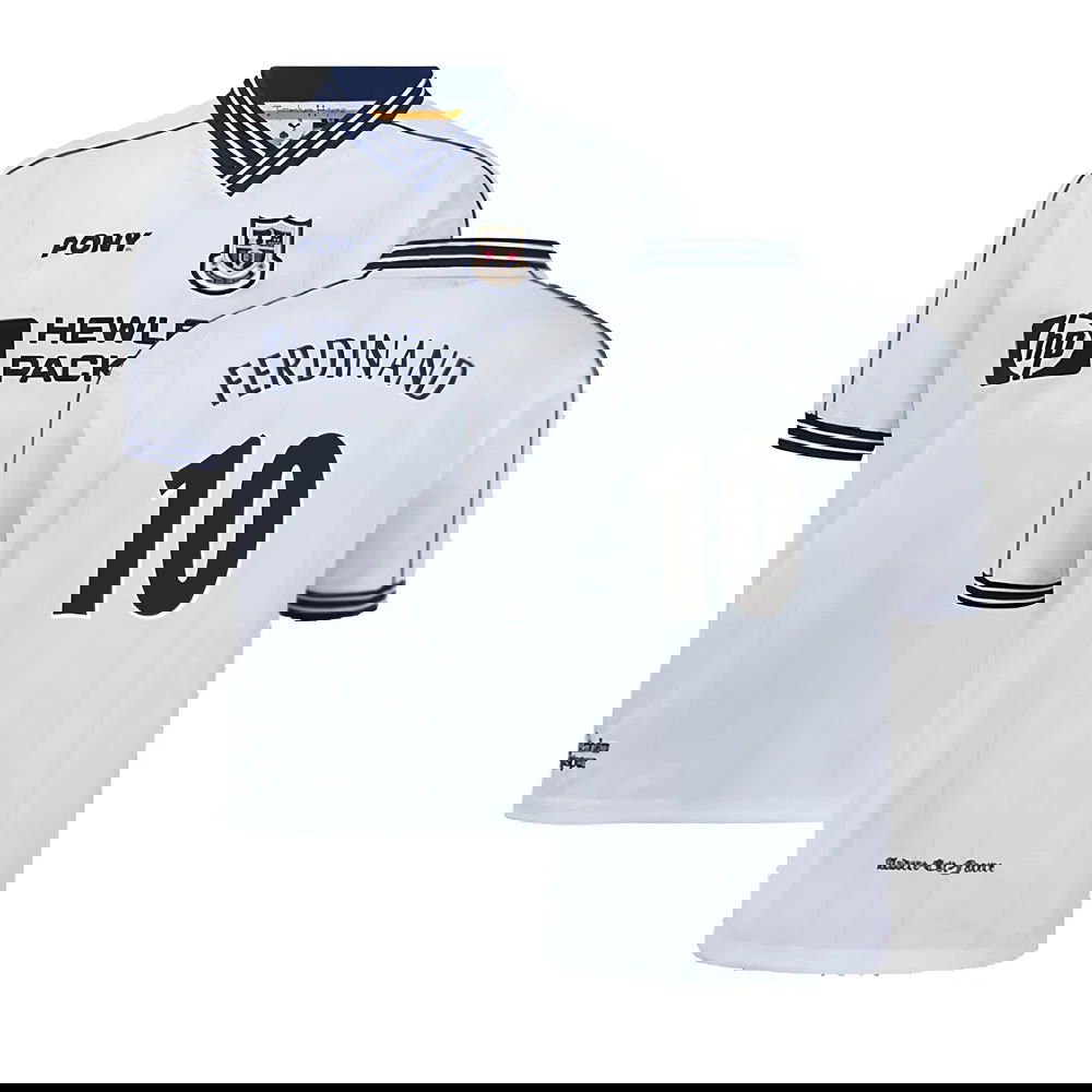 1997-1999 Tottenham Home Pony Retro Shirt (Ferdinand 10)