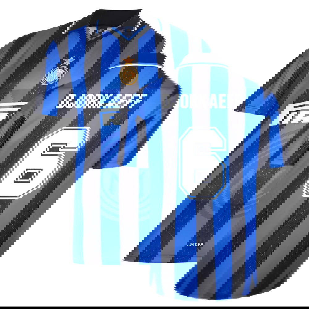 1998 Inter Milan Score Draw Home Shirt (Djorkaeff 6)
