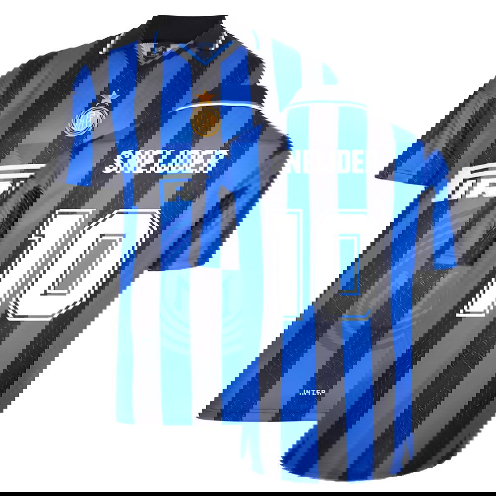 1998 Inter Milan Score Draw Home Shirt (SNEIJDER 10)