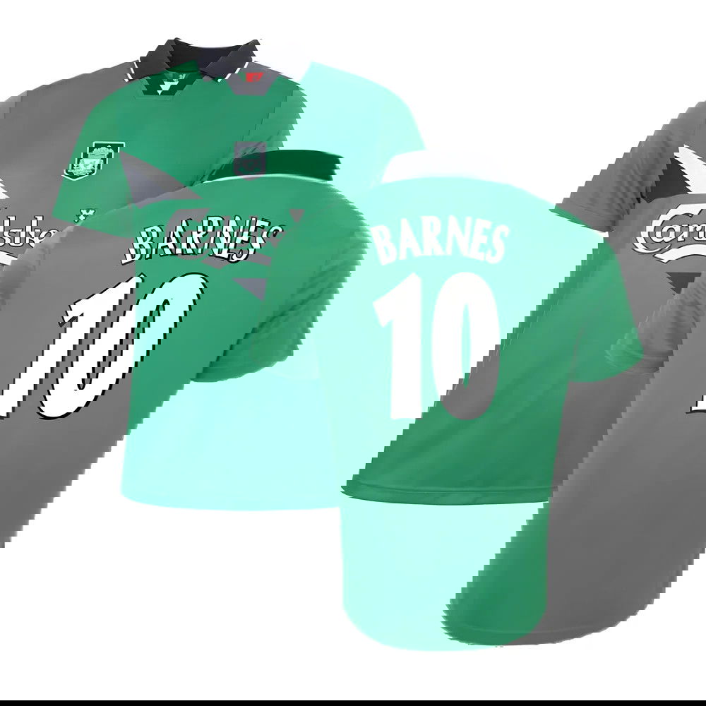 1999-2000 Liverpool Away Retro Shirt (BARNES 10)