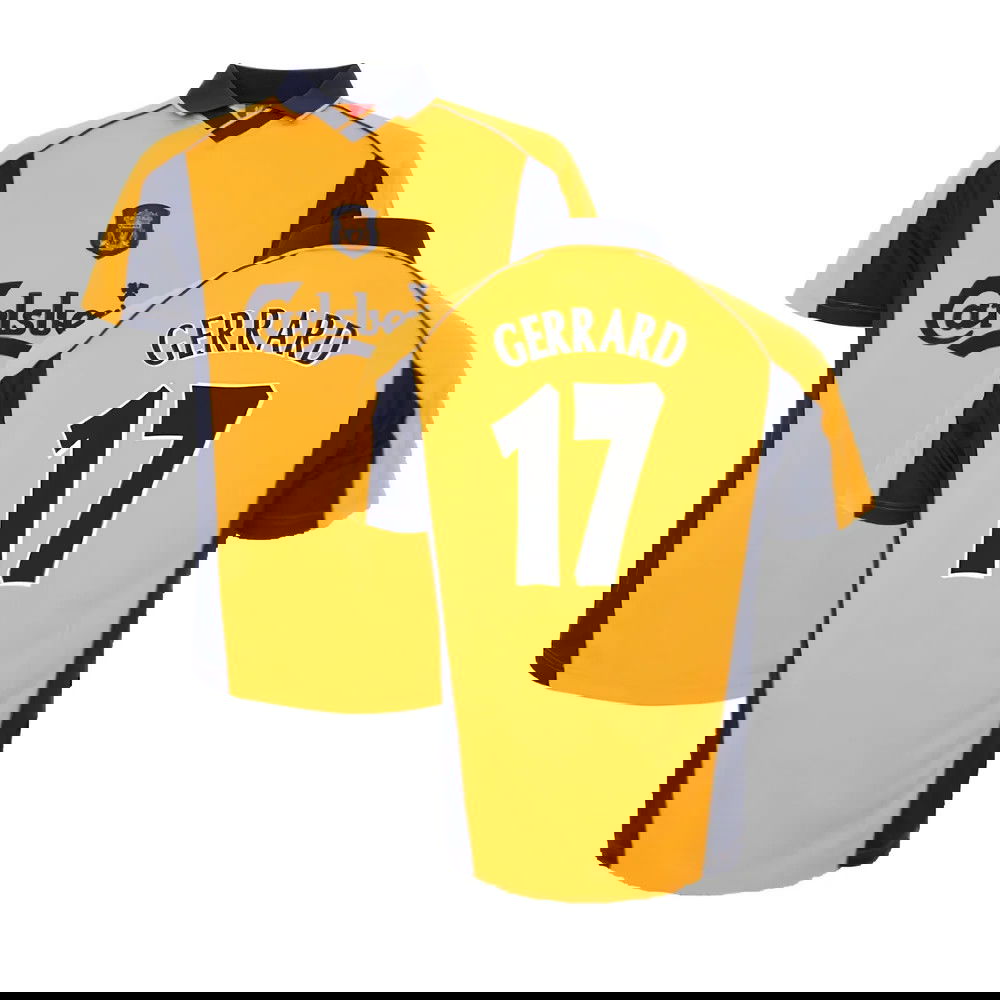 2000-2001 Liverpool Away Retro Shirt (GERRARD 17)