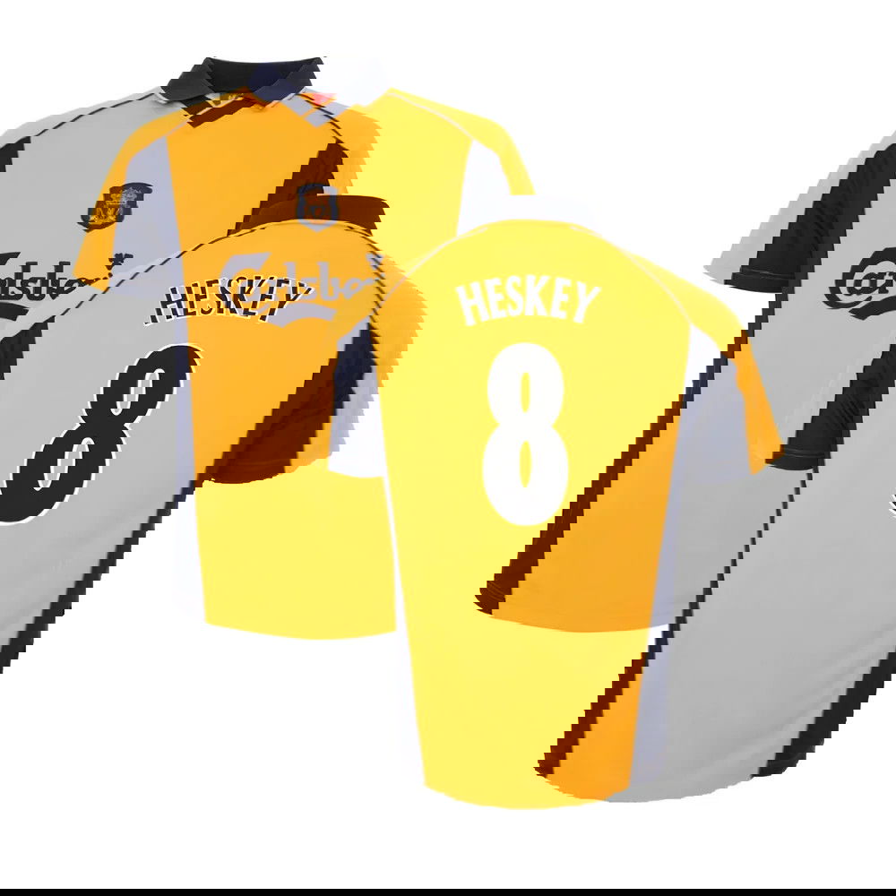 2000-2001 Liverpool Away Retro Shirt (Heskey 8)