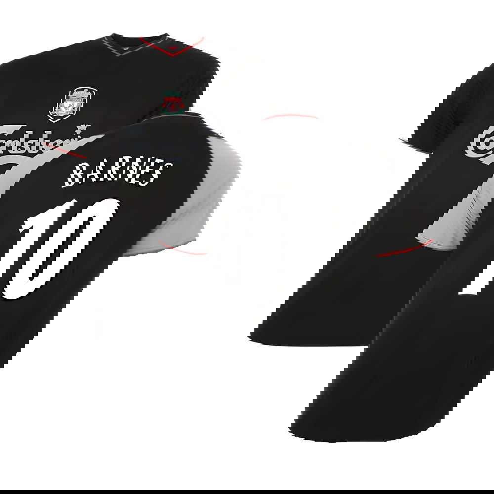 2002-2003 Liverpool Away Retro Shirt (BARNES 10)